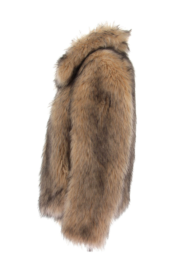 Manteau en fausse fourrure