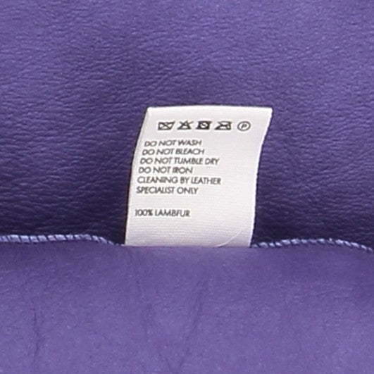 Peau lainée mauve