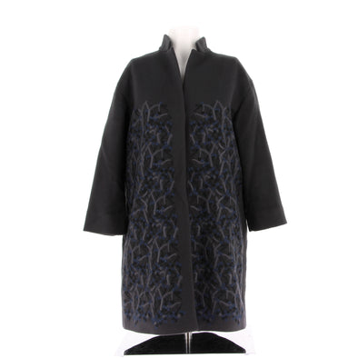 Manteau en cachemire noir