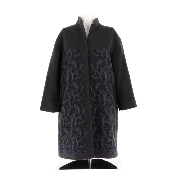 Manteau en cachemire noir