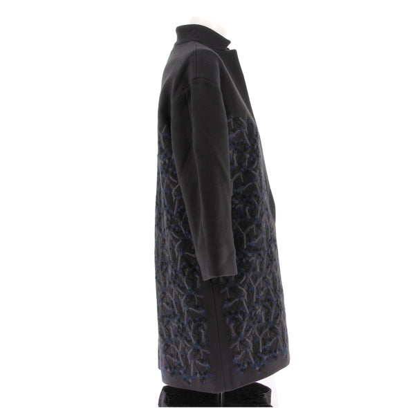 Manteau en cachemire noir