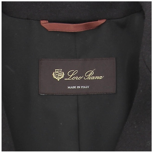 Manteau en cachemire noir