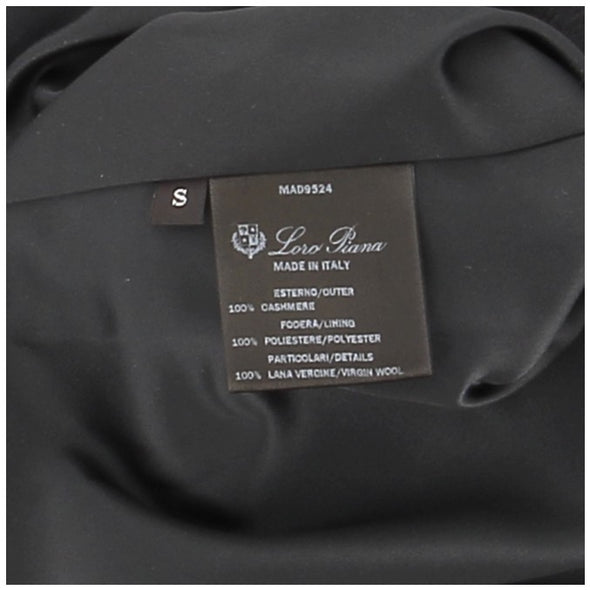 Manteau en cachemire noir