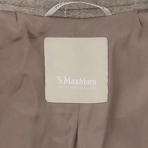 Manteau en laine marron