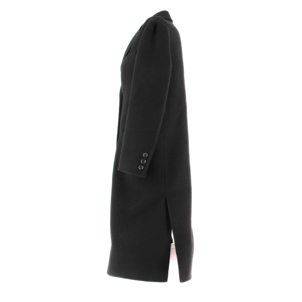 Manteau en laine noir