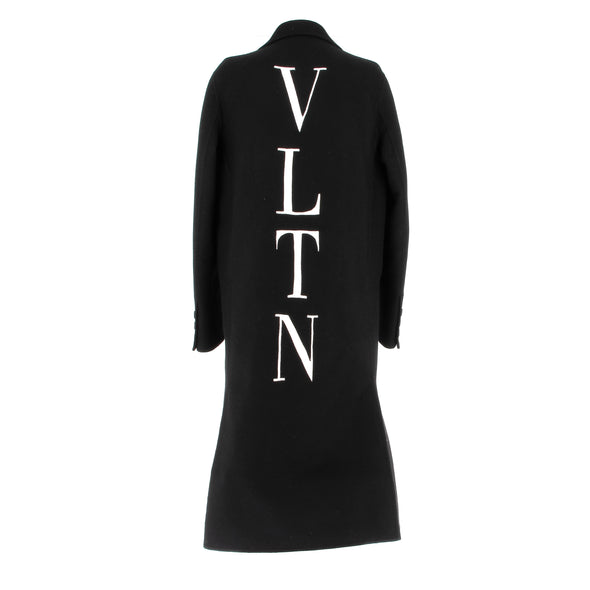 Manteau en laine noir