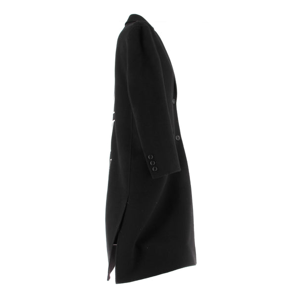 Manteau en laine noir