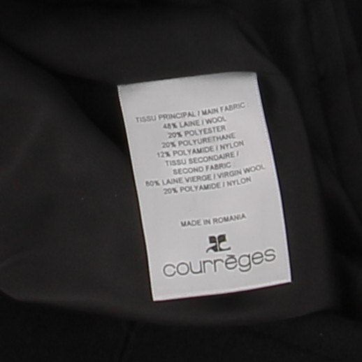 Trench court en laine