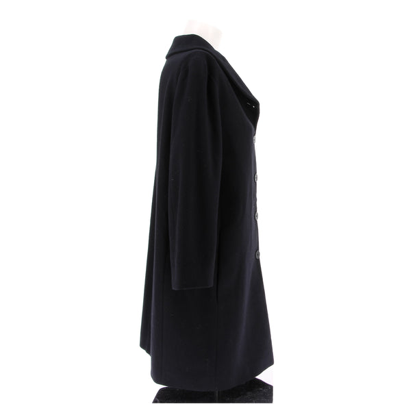 Manteau en laine noir
