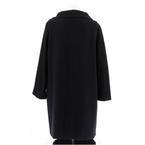 Manteau en laine noir