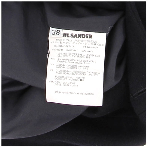 Manteau en laine noir