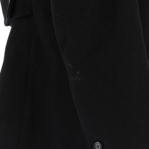 Manteau en laine noir