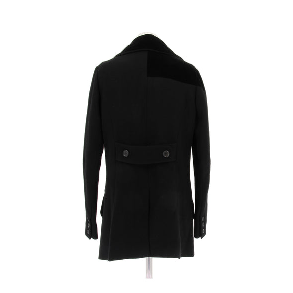 Manteau en laine noir