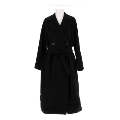 Manteau en laine noir
