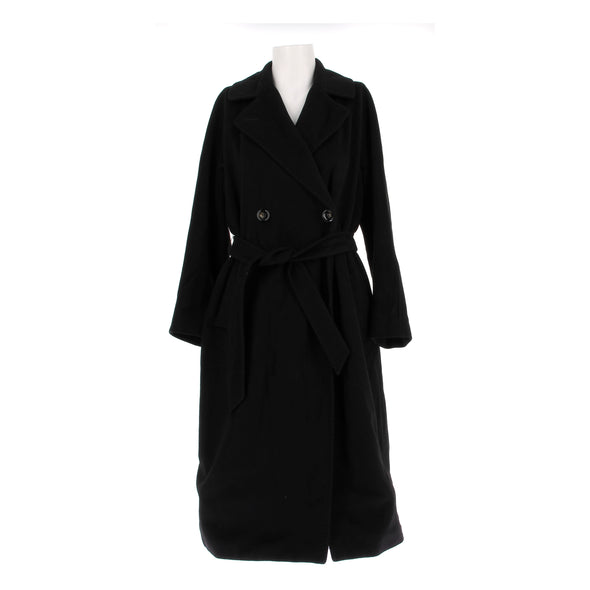 Manteau en laine noir