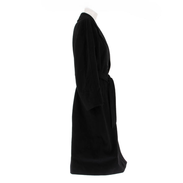 Manteau en laine noir