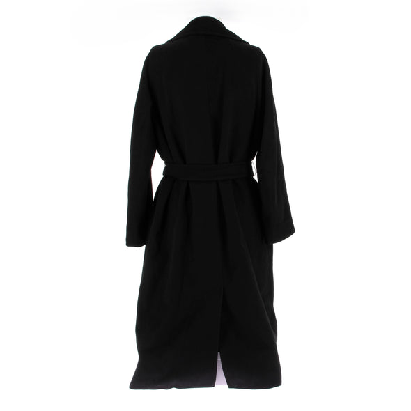 Manteau en laine noir