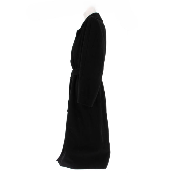 Manteau en laine noir