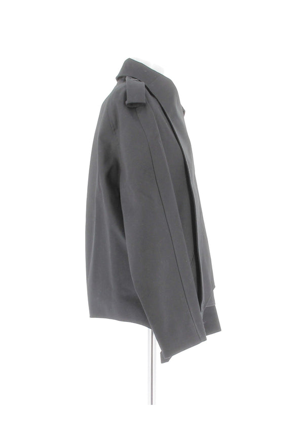 Trench court en laine