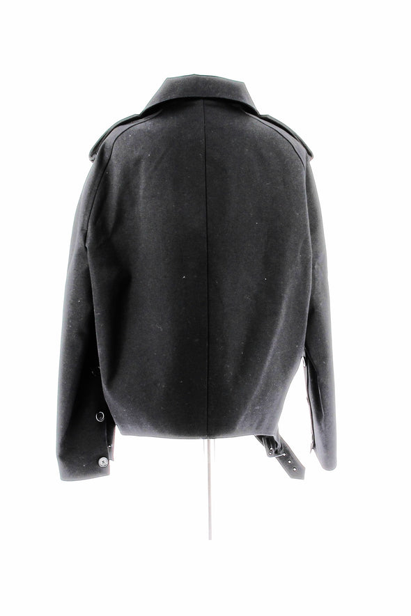 Trench court en laine