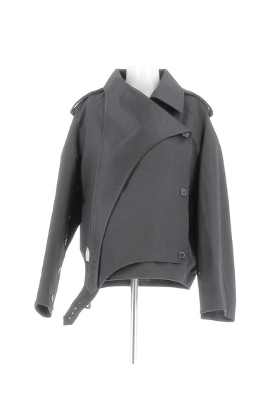 Trench court en laine