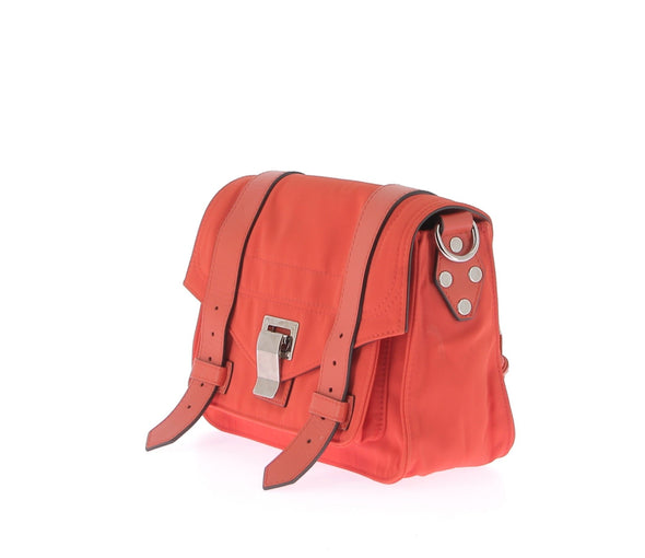 Sac à bandoulière en cuir orange "PS1"