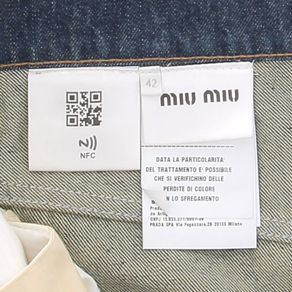 Mini jupe en jean