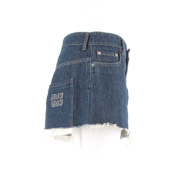 Mini jupe en jean