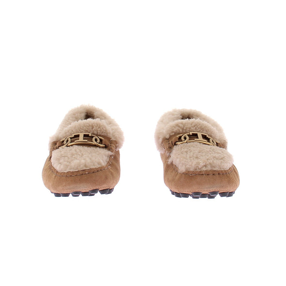 Mocassins en shearling