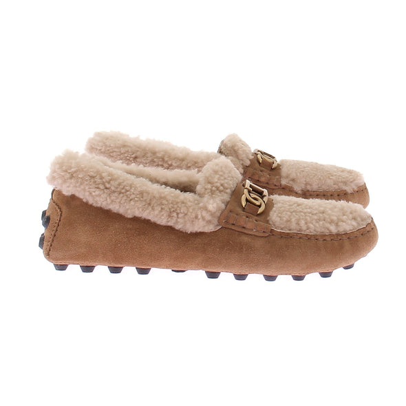 Mocassins en shearling