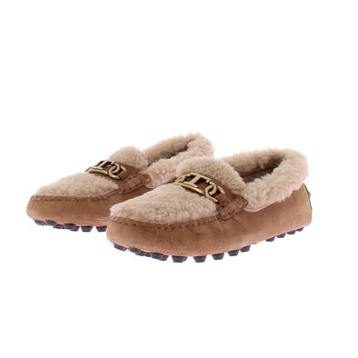 Mocassins en shearling