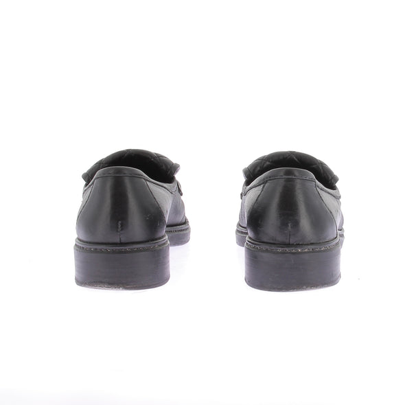 Mocassins en cuir matelassé
