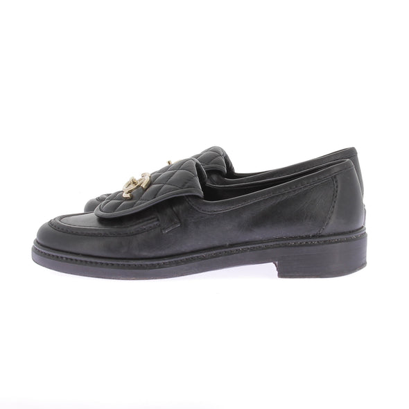 Mocassins en cuir matelassé