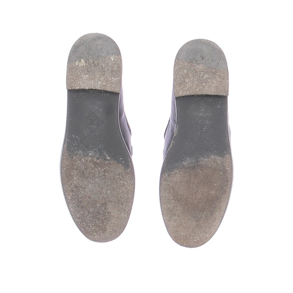 Mocassins en cuir matelassé