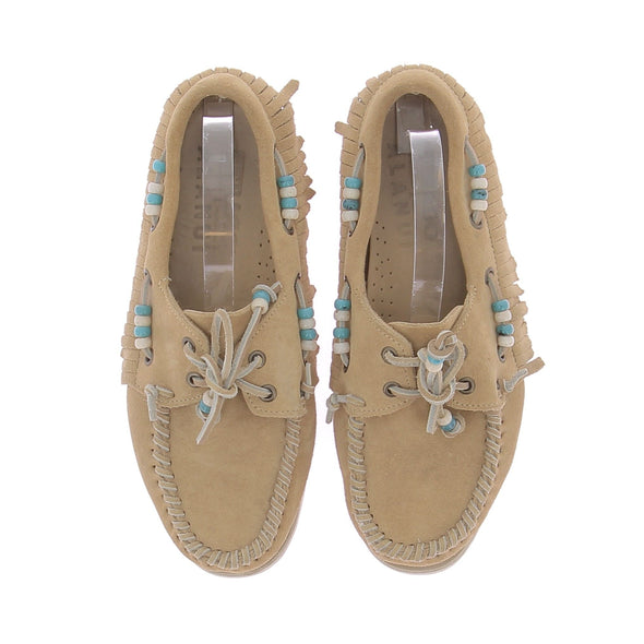 Mocassins en daim beige "Dockside"