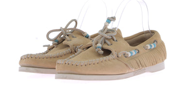 Mocassins en daim beige "Dockside"