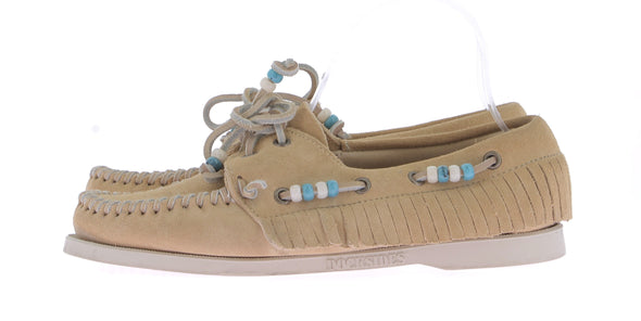 Mocassins en daim beige "Dockside"