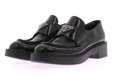 Mocassins en cuir noir