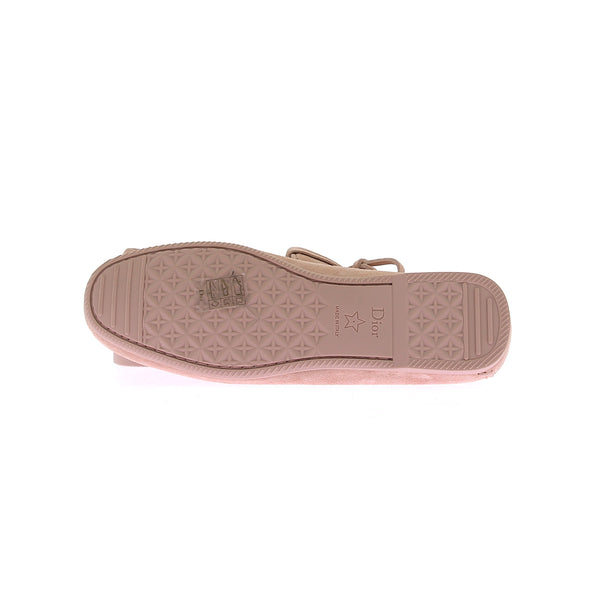 Mocassins roses en daim