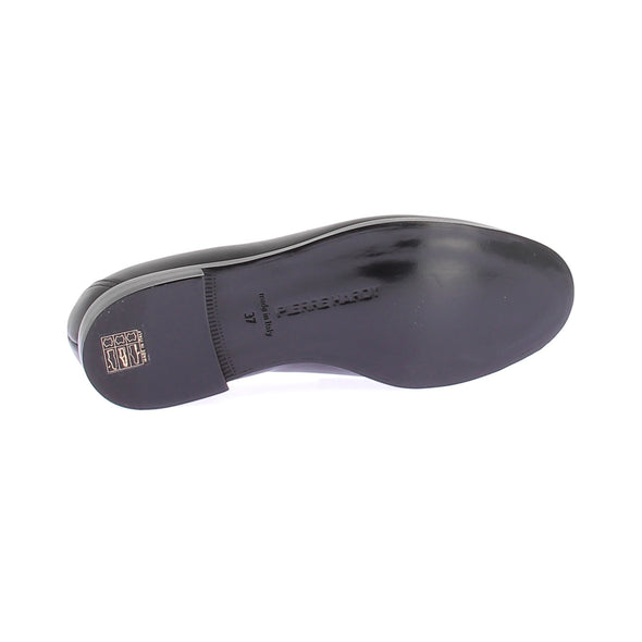 Mocassins noirs en cuir