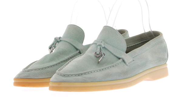 Mocassins en daim turquoise "Summer Charms Walk"