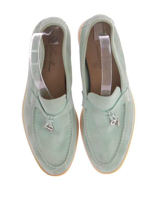 Mocassins en daim turquoise "Summer Charms Walk"