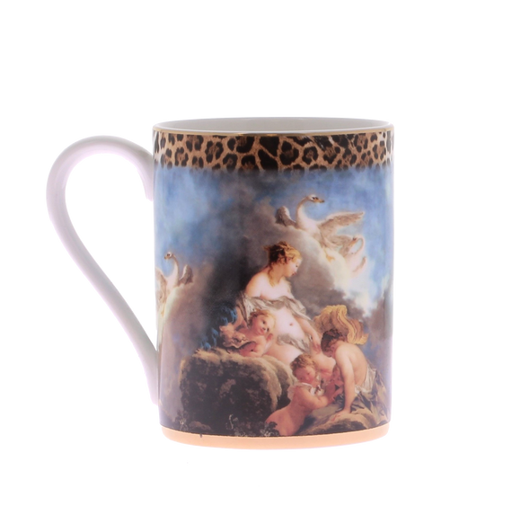 Tasse en porcelaine à imprimé "Wild Leda"