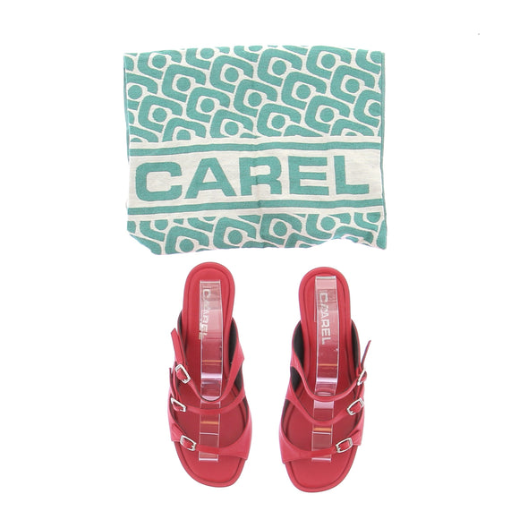 Sandales à talons rouges "Kitty"