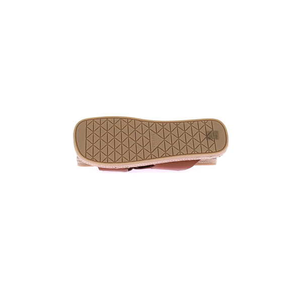 Mules croisées en cuir