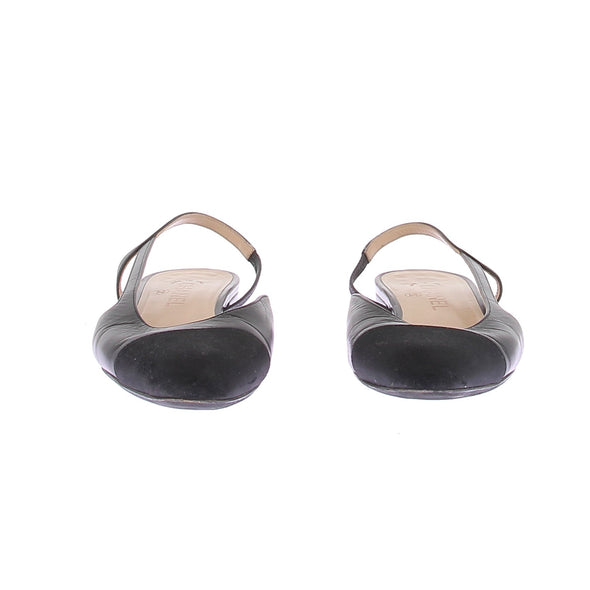 Slingbacks noires