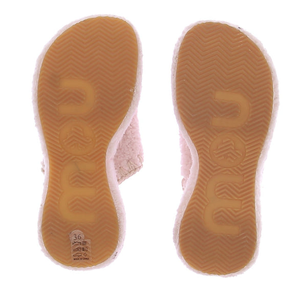Mules en fausse fourrure