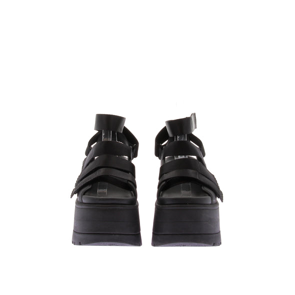 Sandales noires "Goldenrise"
