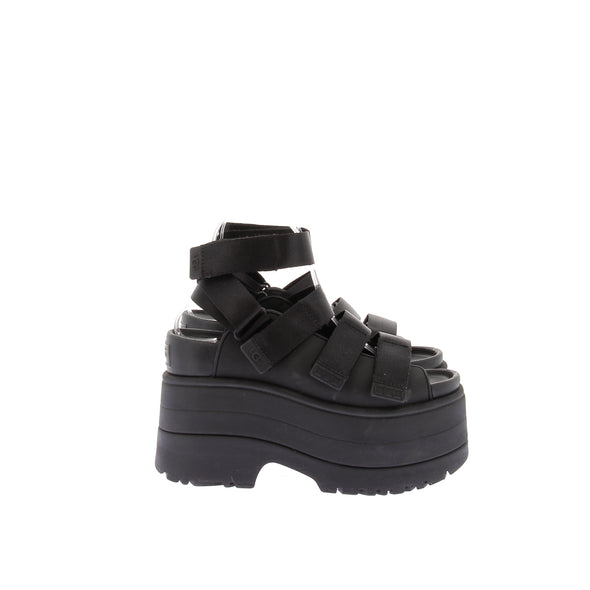 Sandales noires "Goldenrise"