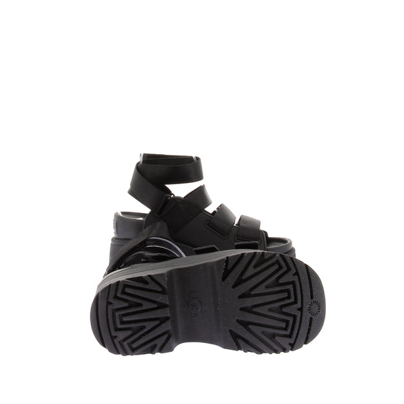 Sandales noires "Goldenrise"